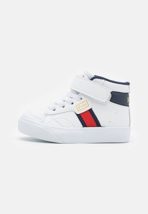 GERVIN MID UNISEX - High-top trainers - white tumbled/navy/red