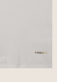 Freddy REGULAR FIT IN CON INSERTO PAILLETTES - Top - white sand