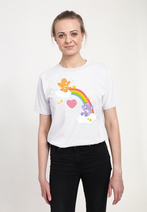 CARE BEARS FRIEND AND BEST FRIEND BEAR - T-shirt con stampa - white