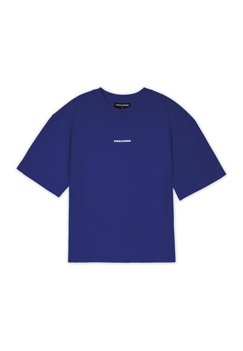 Pegador LOGO BOXY TEE - Základné tričko - washed endless blue