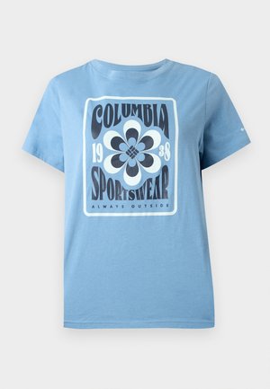 Columbia, ROLLING BEND SEASONAL GRAPHIC TEE - T-shirt imprimé - light blue