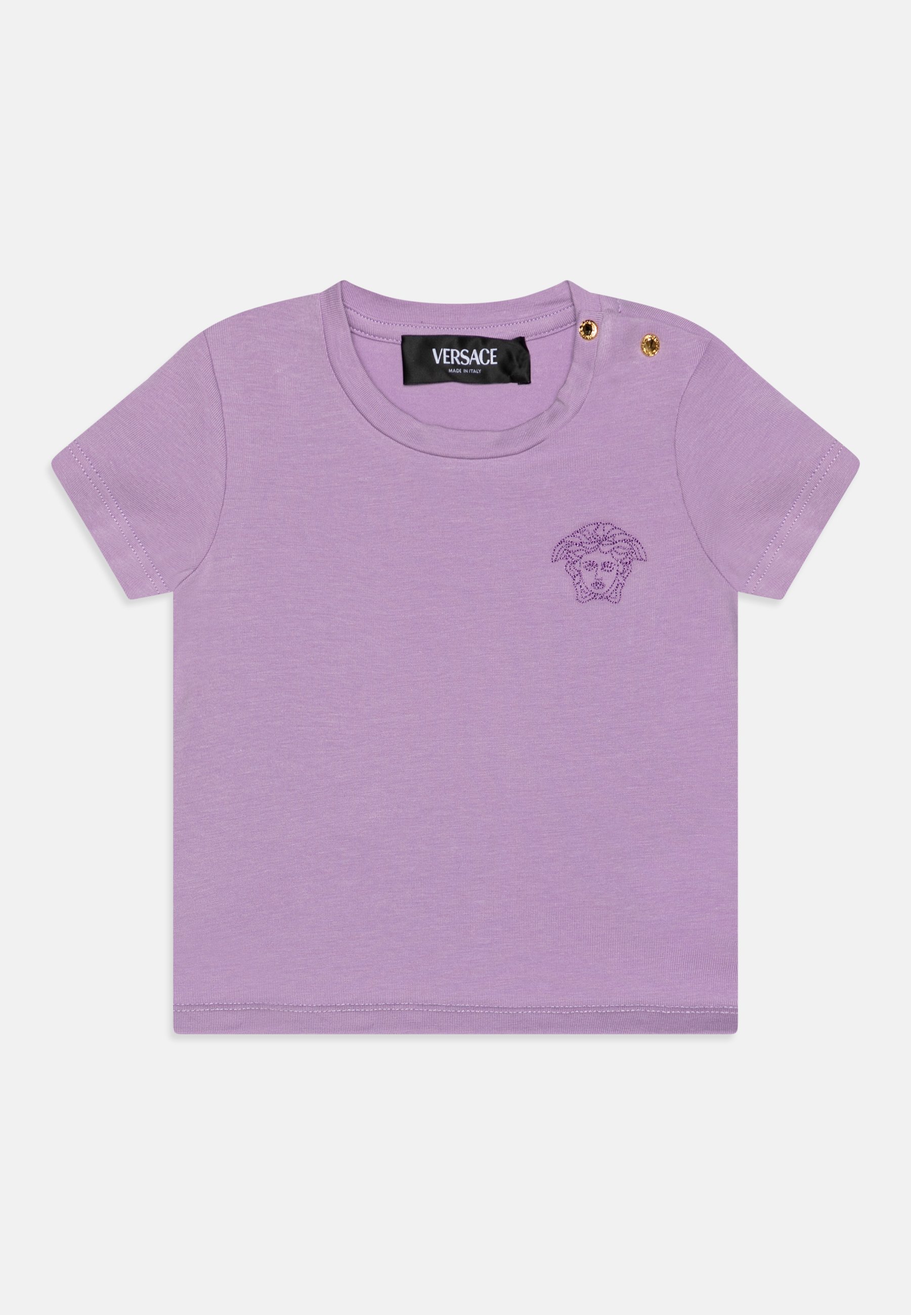 Medusa Camicia Versace Bambina T-shirt Versace In Cotone Con Testa