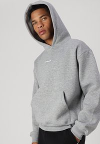 Love Scars BASIC LOGO HOODIE UNISEX - Športni pulover - grey