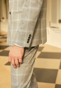 Next DOUBLE BREASTED CHECK - REGULAR FIT - Sako - grey