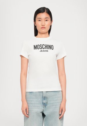 T-shirt print - multi white