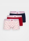 3 PACK - Úzke boxerky - navy blue/dog rose/ladybird