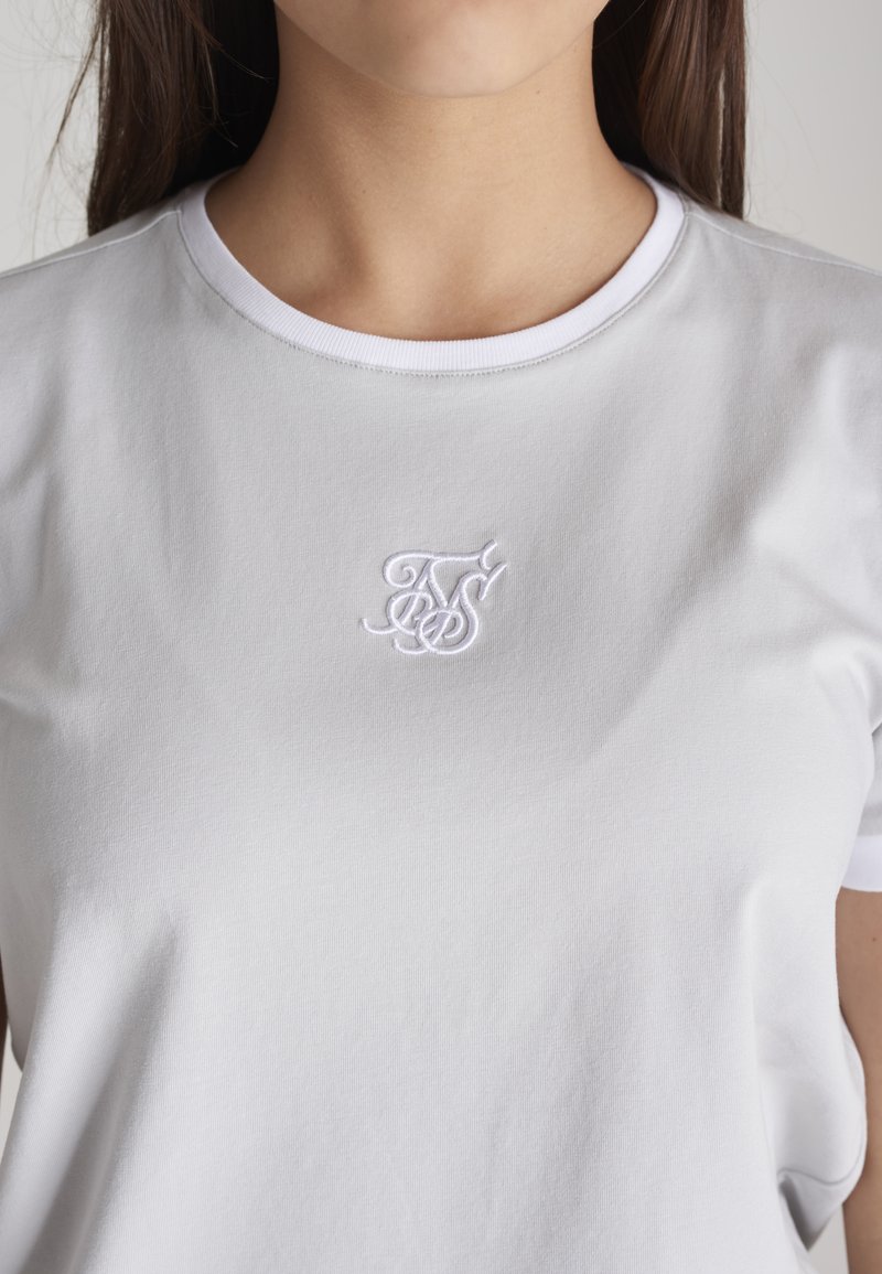 Kinder T-Shirts | SIKSILK RINGER T-Shirt basic grey/grau - RK34243 Kinder T-Shirts | SIKSILK RINGER T-Shirt basic grey/grau - RK34243
