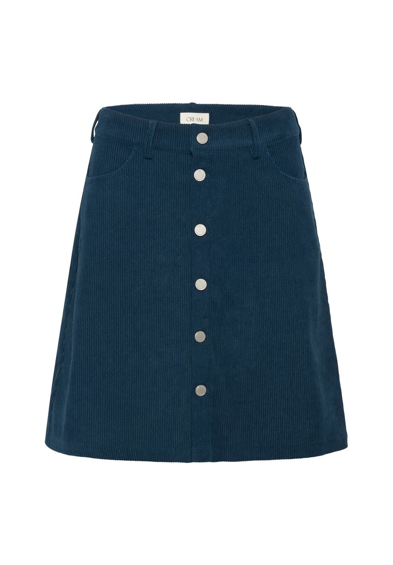 Jupe Plissée en Point de Rome - Bleu foncé - - 22.99