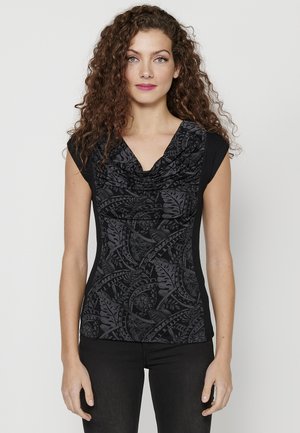 SHORT SLEEVE - T-shirt con stampa - black