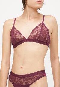 Calvin Klein Underwear MODERN UNDERWEAR SET - Trīsstūrveida krūšturis - mauve wine