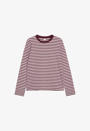 ARKET, ARKET IRIS SIGNATURE LONG-SLEEVE T-SHIRT - T-shirt à manches longues - pink burgundy