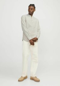 Jack & Jones SUMMER HALF PLACKET  - Camicia - crockery