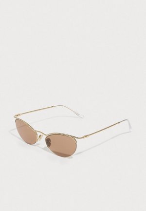 Lunettes de soleil - pale gold-coloured/brown
