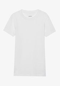 BASIC RIB T SHIRT UNISEX - Basic T-shirt - true white