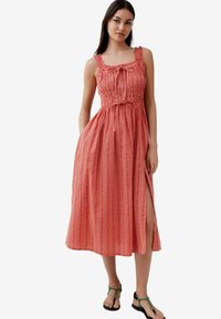 Next - MIDI - Freizeitkleid - pink white stripe Thumbnail-Bild 1