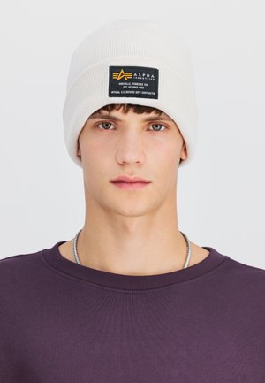 Alpha Industries CREW BEANIE UNISEX - Cepure - jet stream white