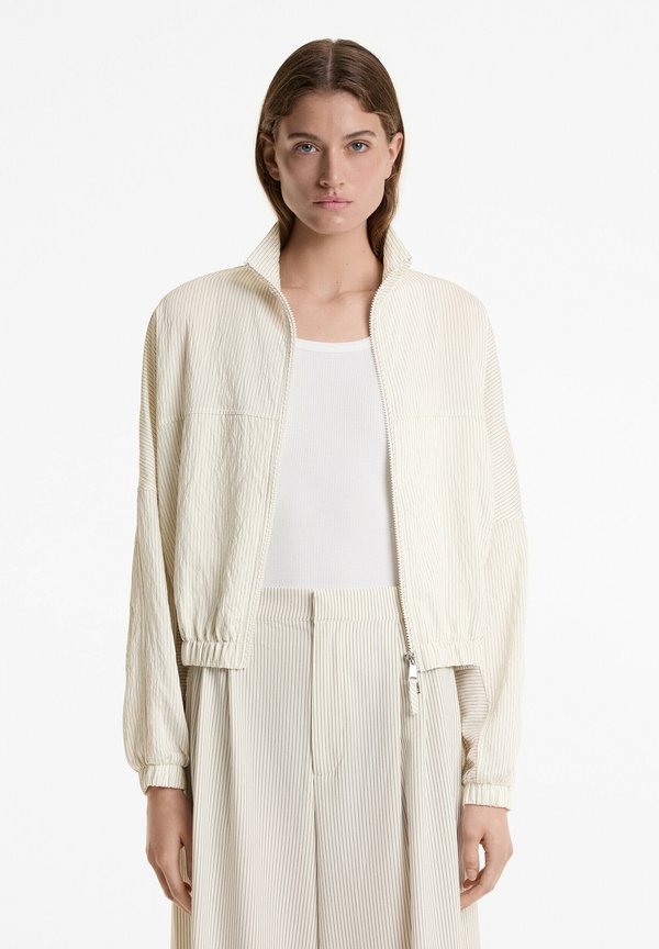 VERTICAL STRIPE TRACK - Leichte Jacke - beige