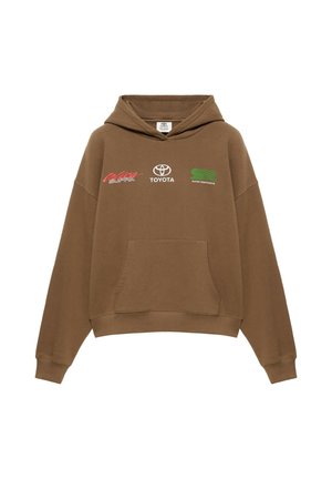 PULL&BEAR, TOYOTA CELICA SUPRA - HOODIE - Sweat à capuche - brown