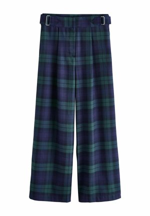REGULAR FIT - SMART WIDE  - Pernera ancha - navy check