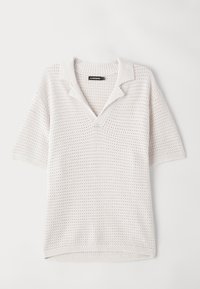 ETHAN OPEN COLLAR  - Polo shirt - moonbeam