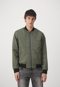 EA7 Emporio Armani - JACKET - Giubbotto Bomber - verde scuro Immagine in miniatura 1