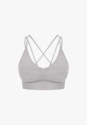 Smilodox, SPORT BH KATRIN - Brassières de sport à maintien léger - grau