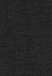 Mörkgrå stickad tyg med en tät, enhetlig struktur, som visar ett konsekvent mönster genom hela tyget och minimal variation i färg.