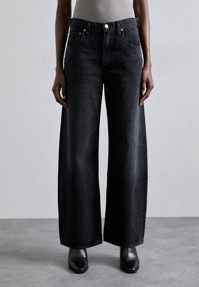 Agolde LOW CURVE - Relaxed fit jeans - black tar