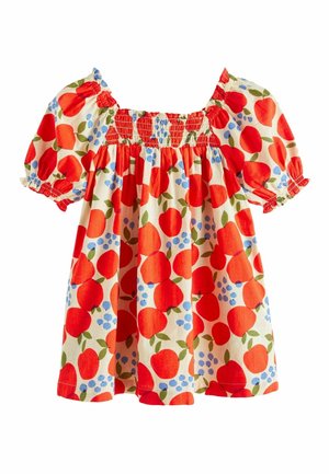 PUFF SLEEVE-REGULAR FIT - Jurk - red apple