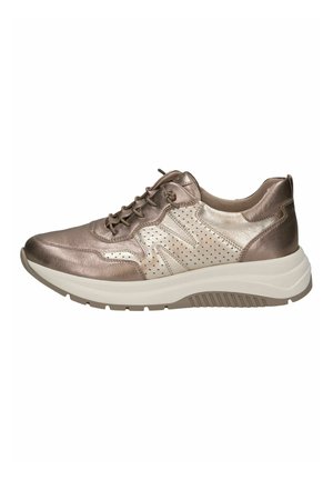 Sneakers laag - taupe met.comb