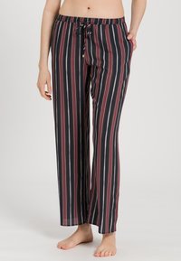 Hanro Sleep lang - Pyjamahousut/-shortsit - marsala stripe
