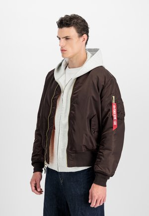 HERITAGE - Bomber Jacket - hunter brown