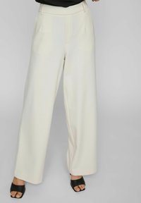 VILA VIVARONE WIDE - Bukser - white sand