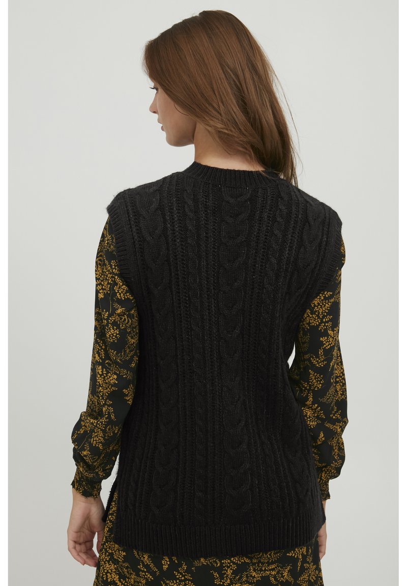 Damen Strickjacken | b.young BYOJENNA SLIPOVER Strickpullover black denim - IE05166 Damen Strickjacken | b.young BYOJENNA SLIPOVER Strickpullover black denim - IE05166
