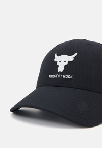 Under Armour PROJECT ROCK TRUCKER UNISEX - Cap - black/white
