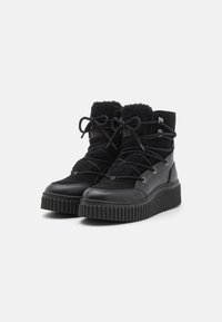 Marc O'Polo Bottines à plateau - black