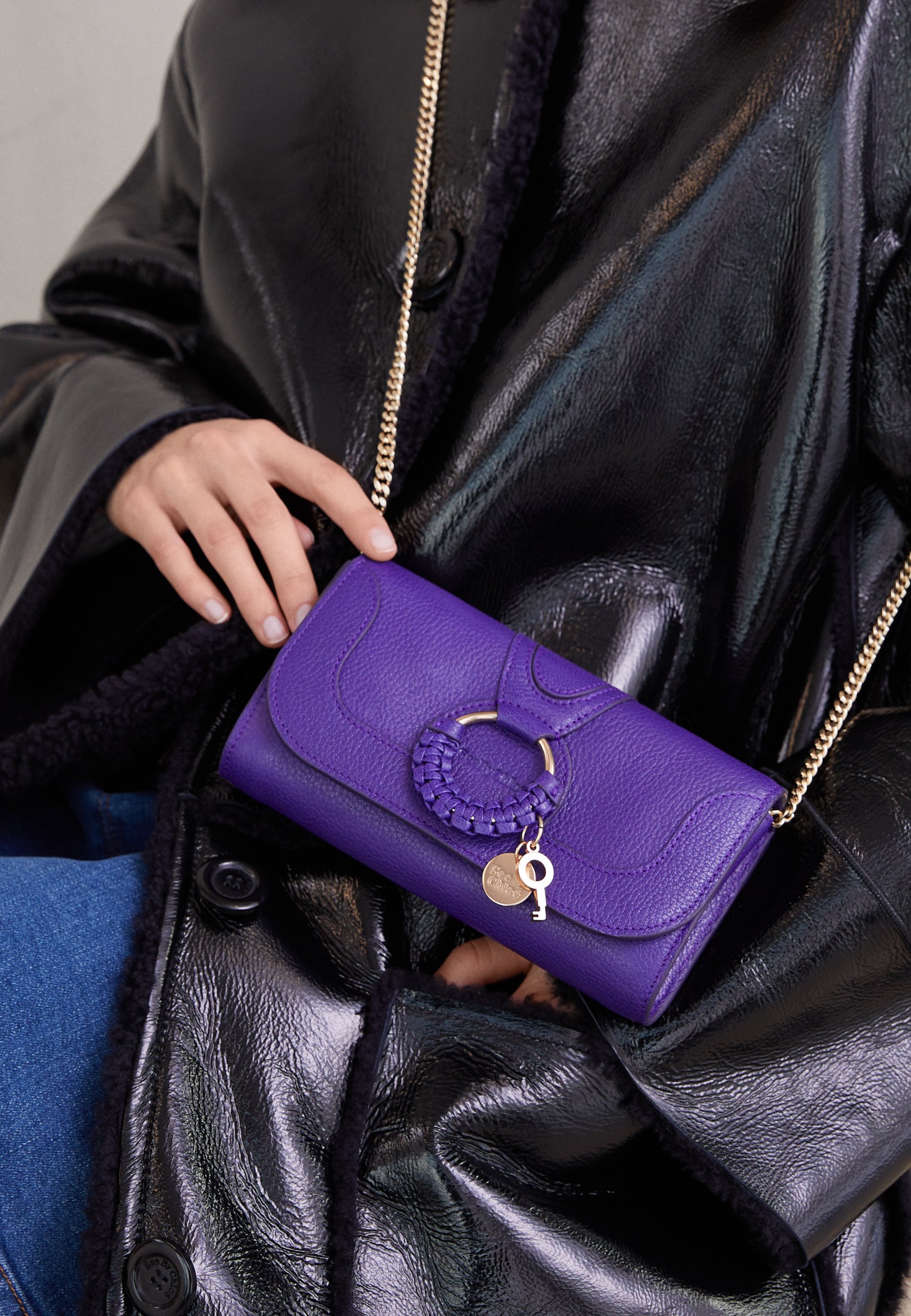 See by Chloé HANA - Schoudertas - carbon purple/paars - Zalando.nl