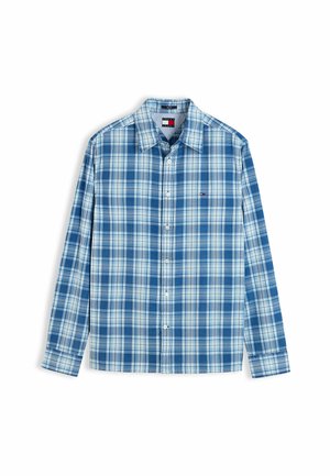 Tommy Jeans, TJM REG DOBBY CHECK SHIRT EXT - Camicia - westside blue medium check