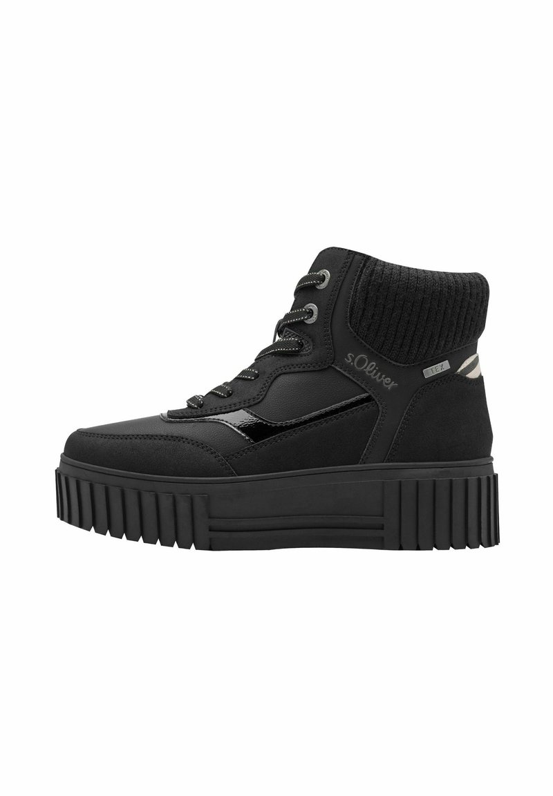 s.Oliver Cizme de iarnă - black comb
