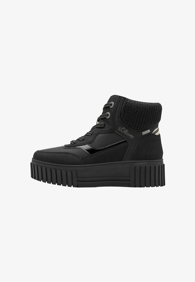 s.Oliver Téli csizmák - black comb