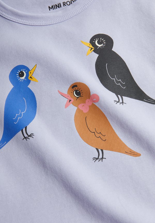 BIRDS TEE UNISEX - Print T-shirt - purple3