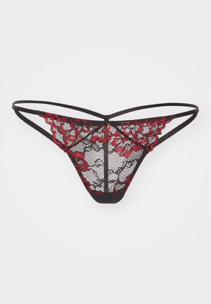 Ann Summers SEXY CROTCHLESS THONG - Thong - black/red