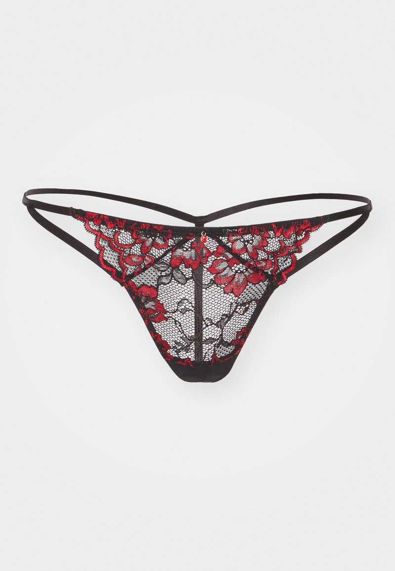 Ann Summers SEXY CROTCHLESS THONG - Thong - black/red