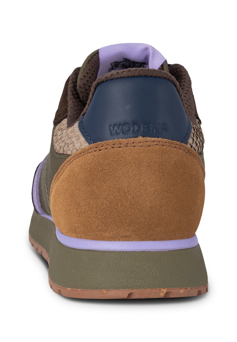 Woden RONJA Sneaker low dark olive orchid/oliv Zalando