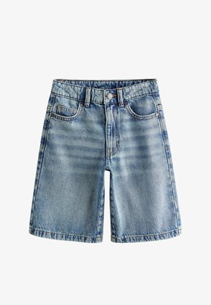 REGULAR FIT - JORT - Kratke hlače iz džinsa - mid blue