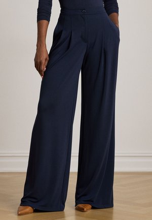 Lauren Ralph Lauren CHABRELL FULL LENGHT PLEATED - Housut - lauren navy