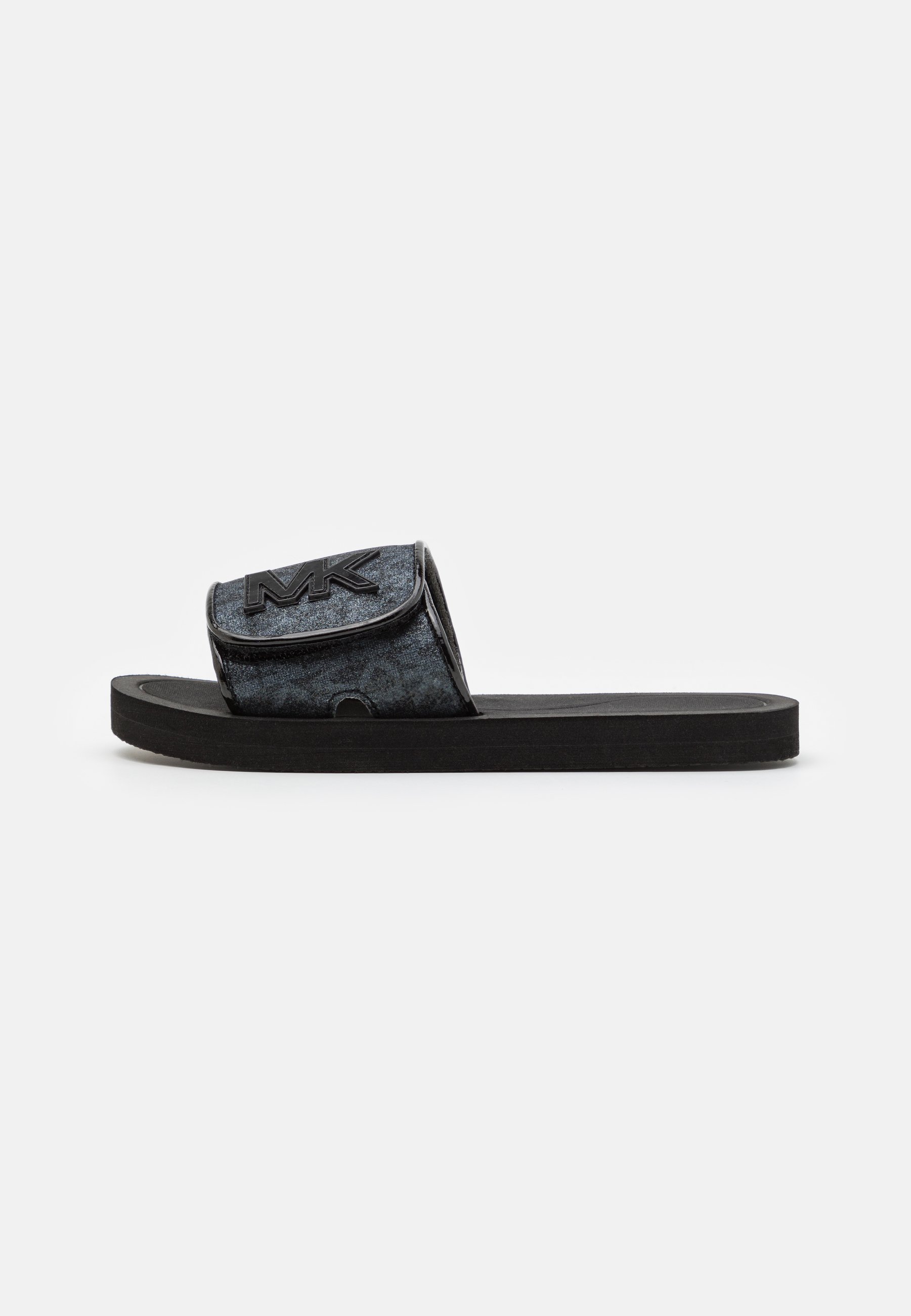 Michael Kors Hombre Pantuflas Michael Kors Anders Negras Nylon