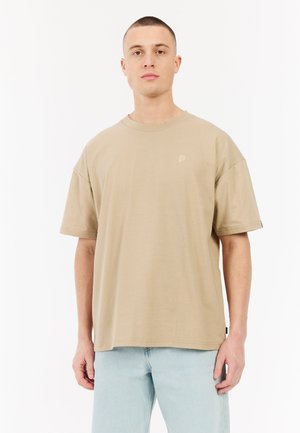MATTEO - T-shirt basic - bamboobeige