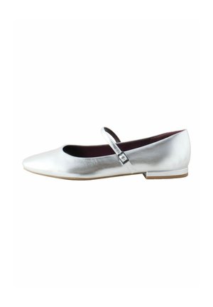 REGULAR FIT  - Bokapántos balerina cipők - silver