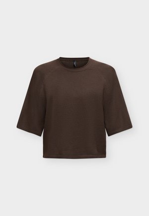 ONLY, ONLLOYAL ONECK - Strickpullover - chocolate torte